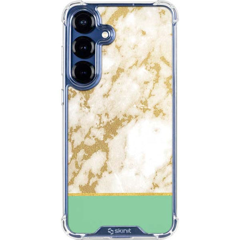 Pastel Marble Galaxy S25 Clear Case