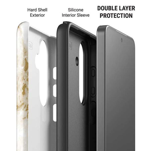 Pastel Marble Galaxy S26 Impact Case