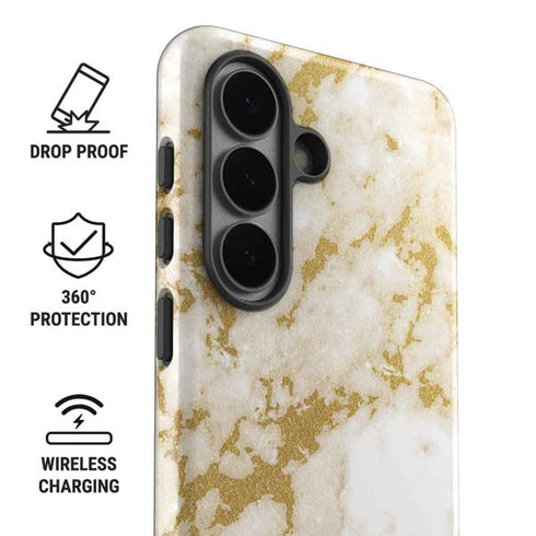 Pastel Marble Galaxy S26 Plus Impact Case