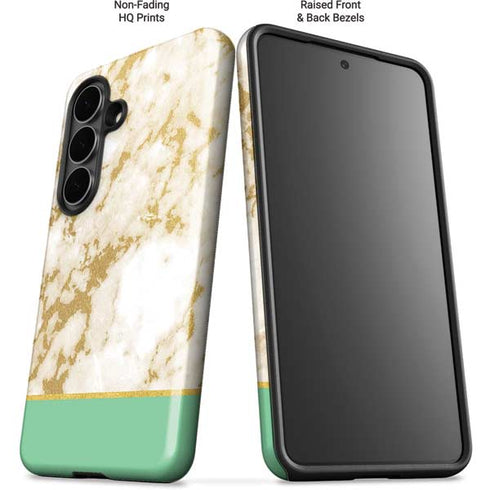 Pastel Marble Galaxy S26 Plus Impact Case