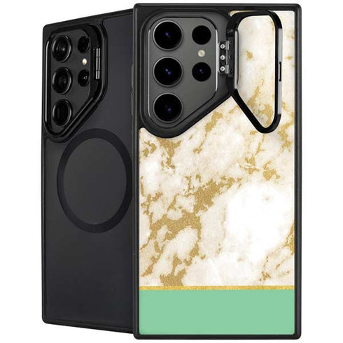 Pastel Marble Galaxy S26 Ultra Kickstand Case
