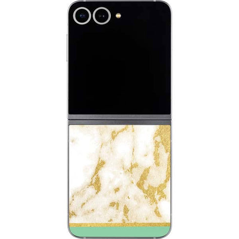 Pastel Marble Galaxy Z Flip6 Skin