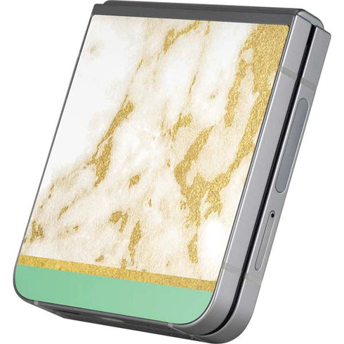 Pastel Marble Galaxy Z Flip6 Skin