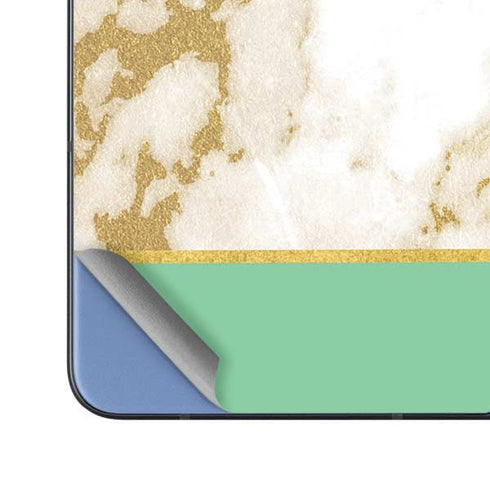 Pastel Marble Galaxy Z Fold5 5G Skin