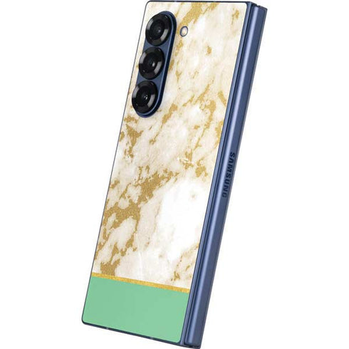 Pastel Marble Galaxy Z Fold6 Skin