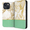 Pastel Marble iPhone 15 Plus Folio Case