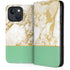 Pastel Marble iPhone 15 Plus Folio Case