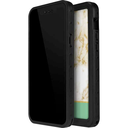 Pastel Marble iPhone 15 Plus Waterproof Case