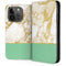 Pastel Marble iPhone 15 Pro Folio Case