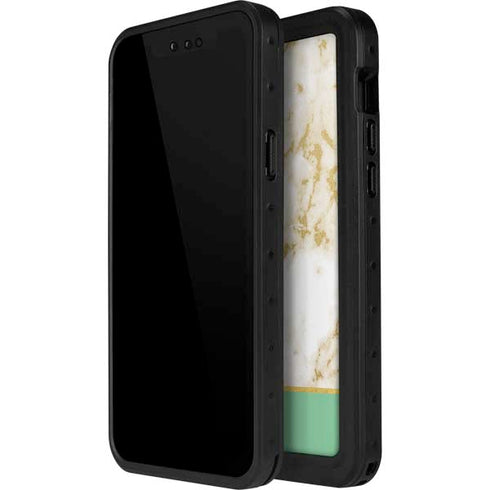 Pastel Marble iPhone 15 Pro Waterproof Case