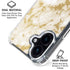 Pastel Marble iPhone 16 Plus Clear Case