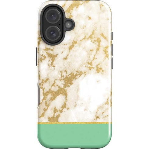 Pastel Marble iPhone 16 Plus Impact Case