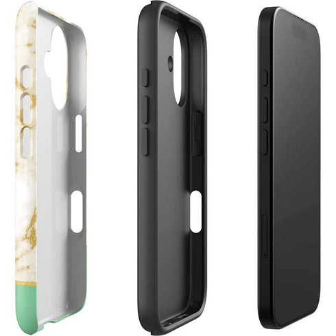 Pastel Marble iPhone 16 Plus Impact Case