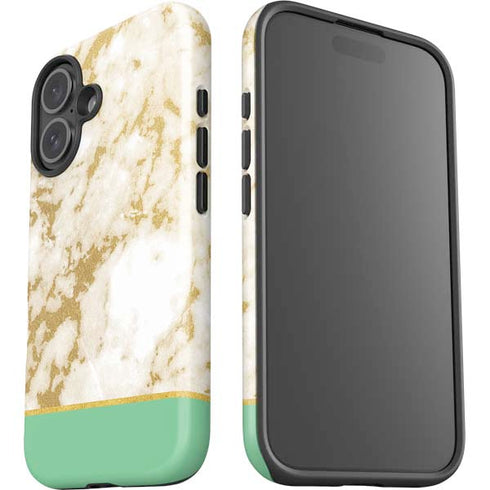 Pastel Marble iPhone 16 Plus Impact Case