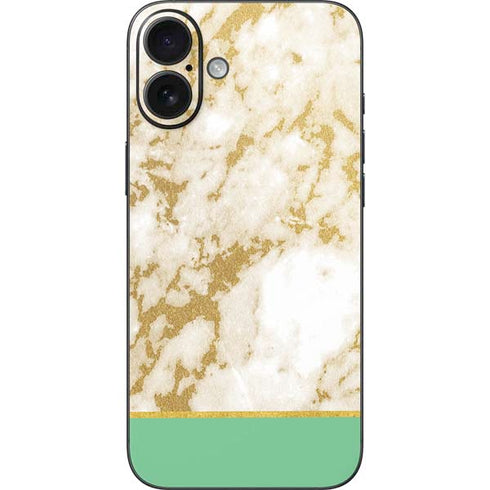 Pastel Marble iPhone 16 Plus Skin