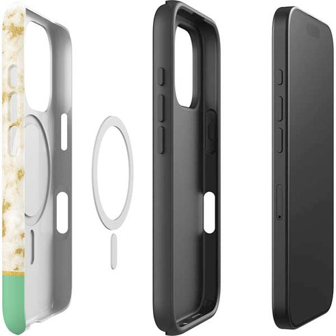 Pastel Marble iPhone 16 Pro Magsafe Impact Case