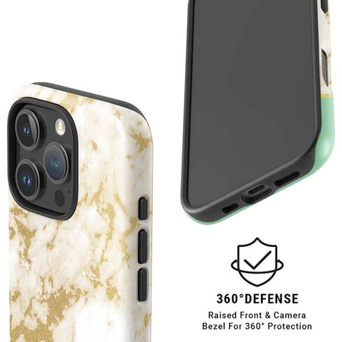 Pastel Marble iPhone 16 Pro Magsafe Impact Case