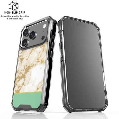 Pastel Marble iPhone 18 Pro Clear Case