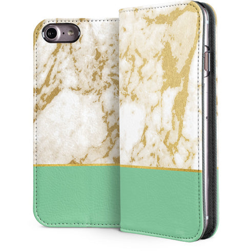 Pastel Marble iPhone 7 Folio Case
