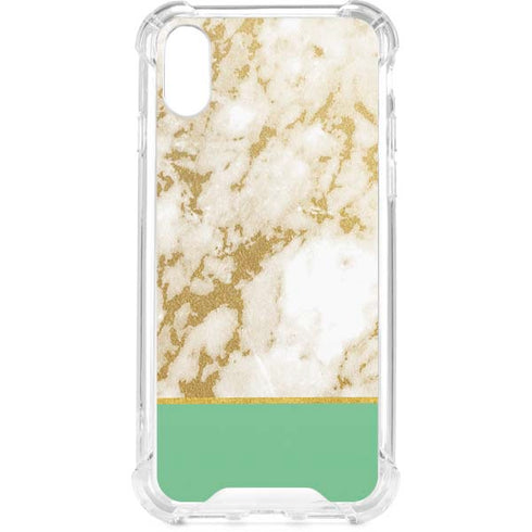 Pastel Marble iPhone XS Clear Case