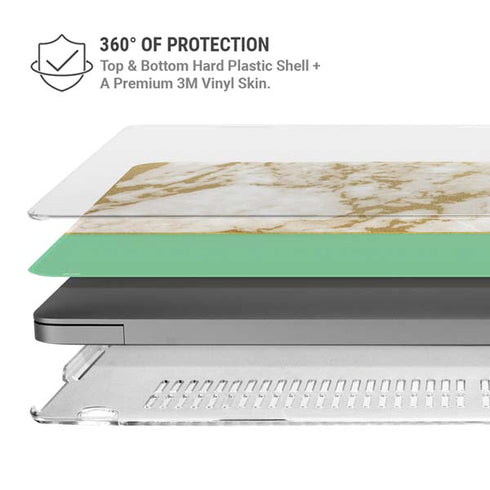 Pastel Marble MacBook Pro 14in (2021-24) Case plus Skin