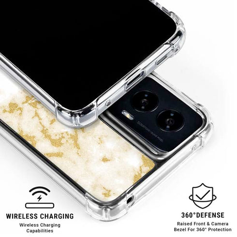 Pastel Marble Moto G Power 5G (2024) Clear Case