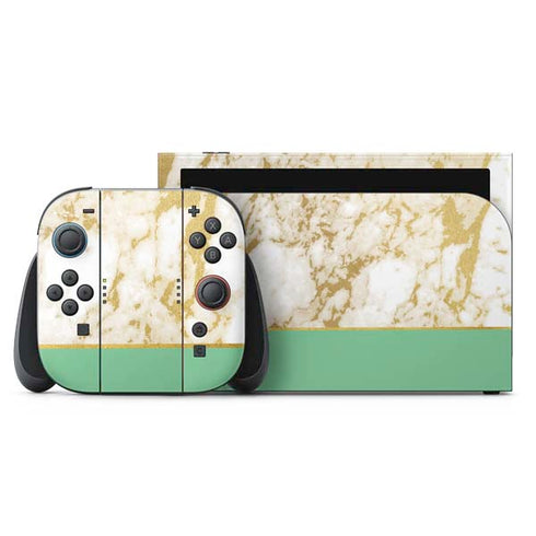 Pastel Marble Nintendo Skins