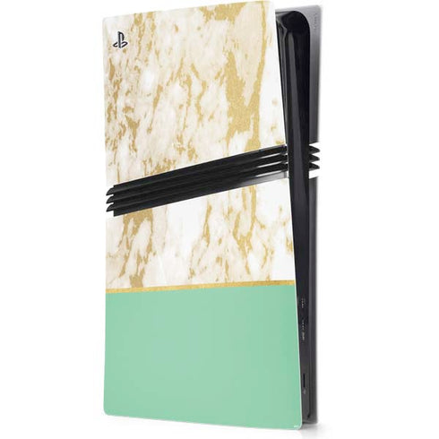 Pastel Marble PS5 Pro Console Skin