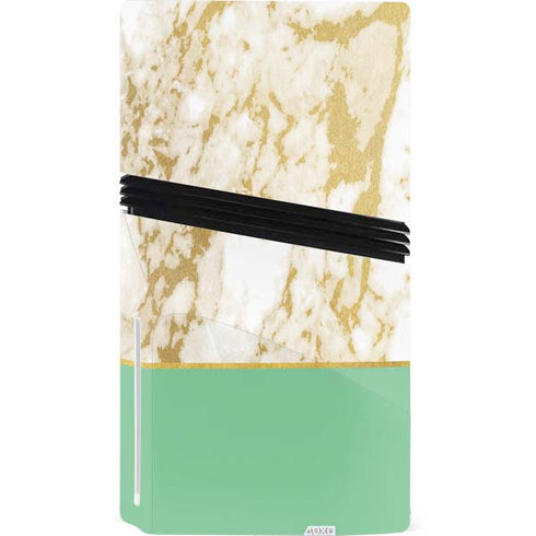 Pastel Marble PS5 Pro Disk Console Skin