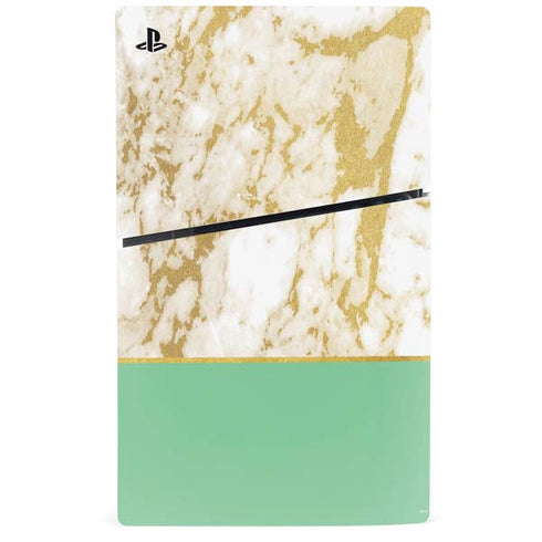 Pastel Marble PS5 Slim Digital Edition Console Skin