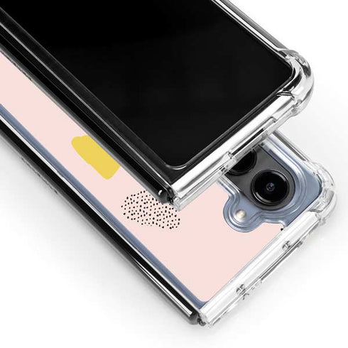Pastel Galaxy Z Fold5 5G Clear Case