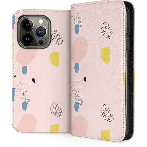 Pastel Polka Dot iPhone 14 Pro Folio Case