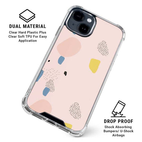 Pastel iPhone 15 Clear Case
