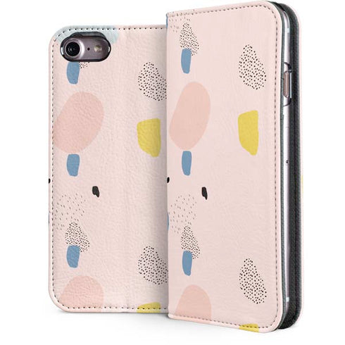 Pastel Polka Dot iPhone 7 Folio Case