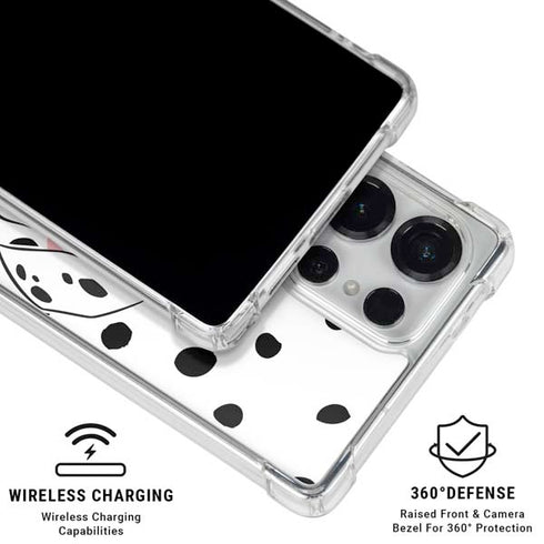 Disney 101 Dalmatians Patch Portrait Galaxy S25 Ultra Clear Case