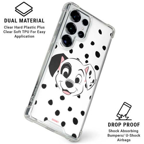 Disney 101 Dalmatians Patch Portrait Galaxy S25 Ultra Clear Case