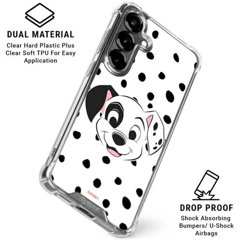 Disney 101 Dalmatians Patch Portrait Galaxy S26 Plus Clear Case