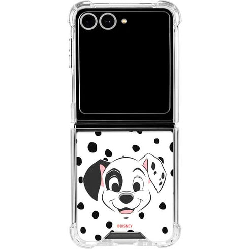 Disney 101 Dalmatians Patch Portrait Galaxy Z Flip7 Clear Case