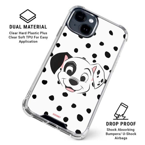 Disney 101 Dalmatians Patch Portrait iPhone 15 Clear Case