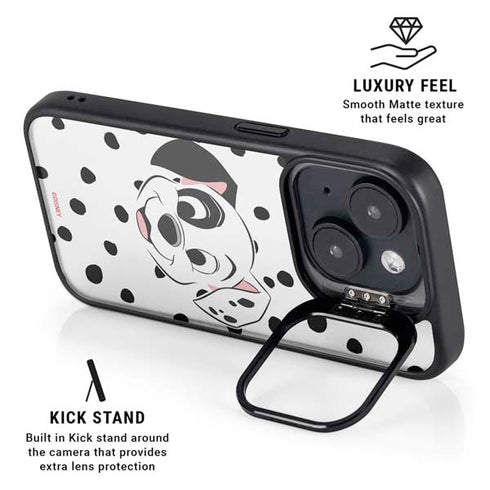 Disney 101 Dalmatians Patch Portrait iPhone 15 Kickstand Case