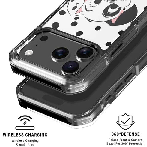 Disney 101 Dalmatians Patch Portrait iPhone 18 Pro Clear Case