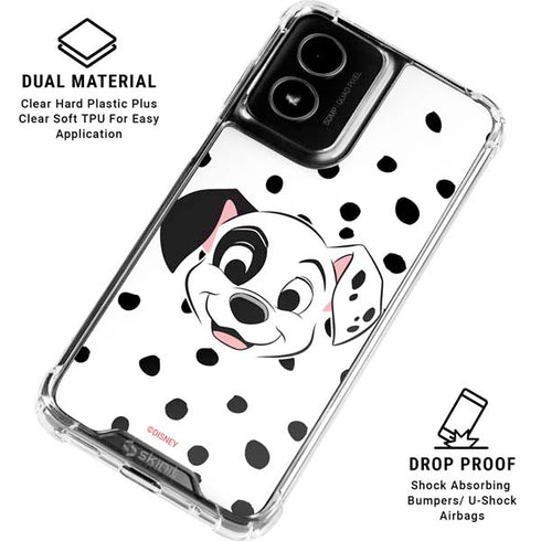 Disney 101 Dalmatians Patch Portrait Moto G Power 5G (2024) Clear Case