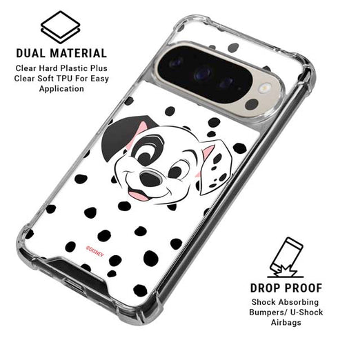 Disney 101 Dalmatians Patch Portrait Pixel 9/9 Pro Clear Case
