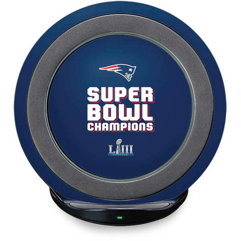 NFL Patriots Super Bowl LIII Champions Fast Charge Wireless Charging Stand Skin