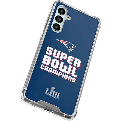 NFL Patriots Super Bowl LIII Champions Galaxy A16 5G Clear Case