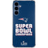 NFL Patriots Super Bowl LIII Champions Galaxy A35 5G Clear Case