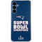 NFL Patriots Super Bowl LIII Champions Galaxy A55 5G Clear Case
