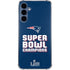 NFL Patriots Super Bowl LIII Champions Galaxy A55 5G Clear Case
