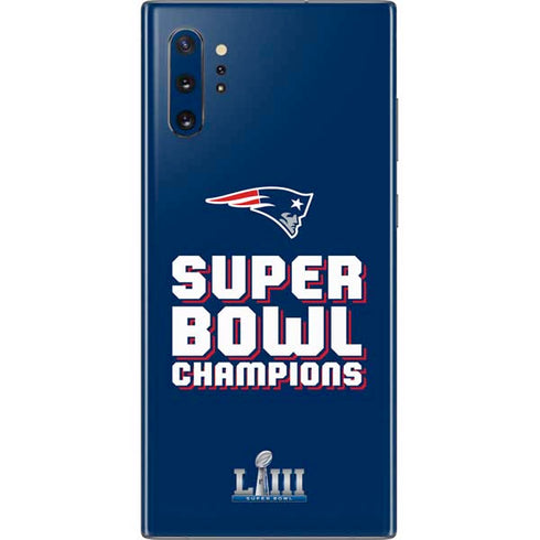 NFL Patriots Super Bowl LIII Champions Galaxy Note 10 Plus Skin