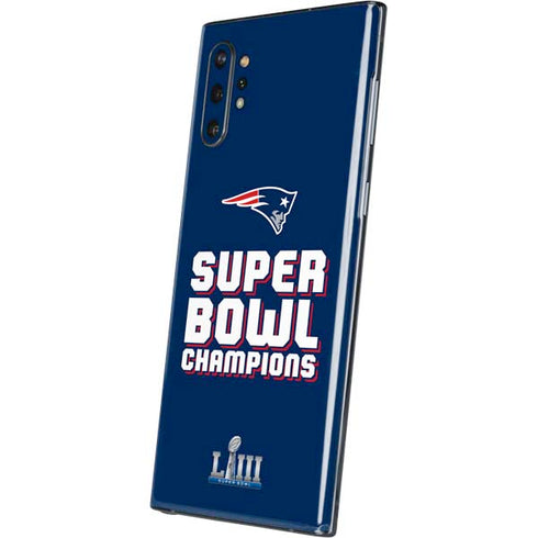 NFL Patriots Super Bowl LIII Champions Galaxy Note 10 Plus Skin